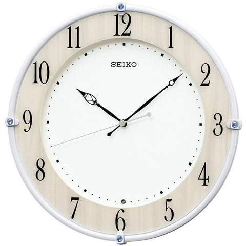 Seiko SEIKO Wall Clock [Standard] White Pearl KX242B