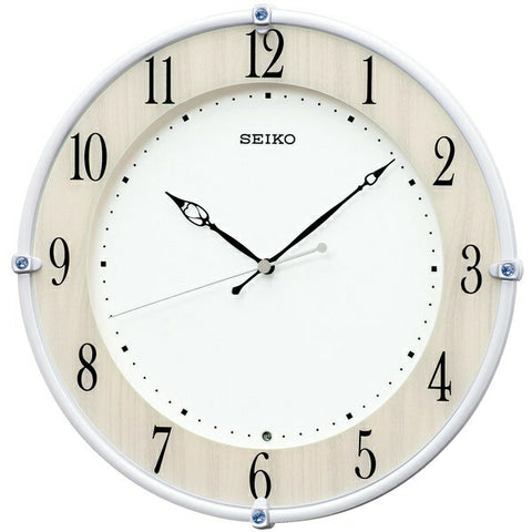 Seiko SEIKO Wall Clock [Standard] White Pearl KX242B