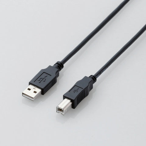 エレコム USB2.0ｹｰﾌﾞﾙ/A-Bﾀｲﾌﾟ/ﾉｰﾏﾙ/2m/ﾌﾞﾗｯｸ U2C-BN20XBK ブラック