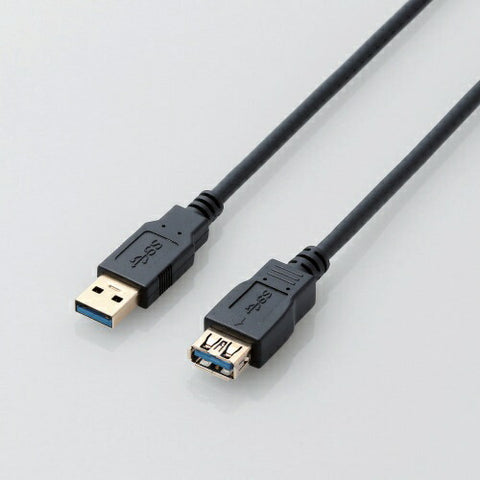 Elecom USB3.0电缆/A-A扩展类型/标准/2M/黑色USB3-E20XBK