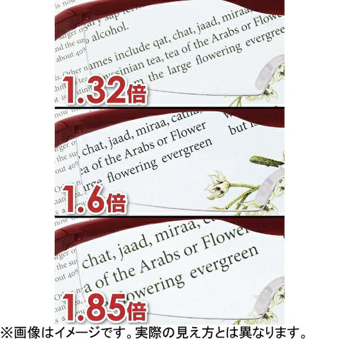 Hazuki Company Hazuki Hazuki 放大鏡緊湊型彩色鏡片 1.85x 珍珠 [RFTAD2020]