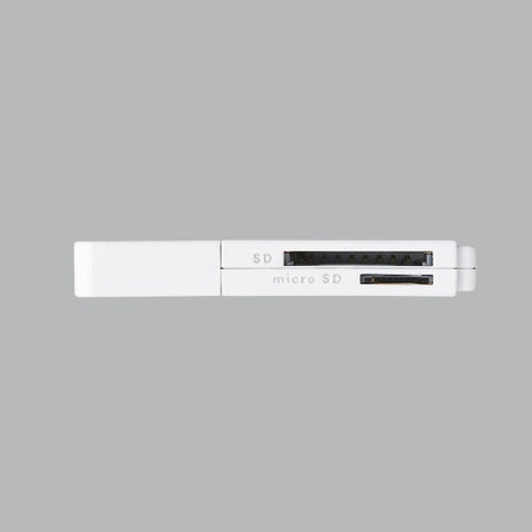 ELECOM MR3-D011XWH Multi-Card Reader Direct Insert Type MR3-D011X Series White [USB3.0/2.0]