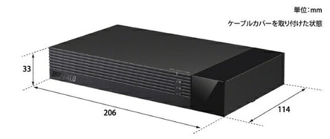 BUFFALO HDV-SAM3.0U3-BKA External HDD Black [3TB /Defined Type] [HDVSAM30U3BKA]