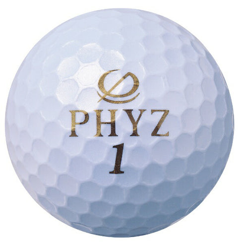 BRIDGESTONE Golf Ball PHYZ Faiz《1 sleeve (3 balls)/Pearl White》P9GX [No returns or exchanges]