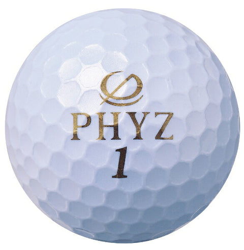 BRIDGESTONE Golf Ball PHYZ Faiz《1 sleeve (3 balls)/Pearl White》P9GX [No returns or exchanges]