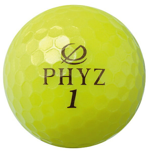 BRIDGESTONE 高爾夫球 PHYZ Faiz《1 套（3 球）/黃色》P9YX [不可退貨或換貨]