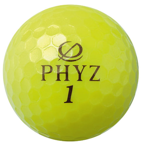 BRIDGESTONE ゴルフボール PHYZ ファイズ《1スリーブ(3球)/イエロー》P9YX【返品交換不可】