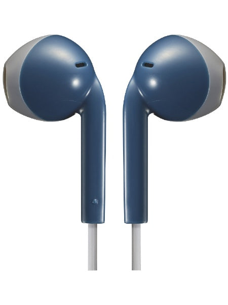 JVC Earphone Inner Ear Type HA-F19M-AH Blue x Gray [φ3.5mm Mini Plug] [HAF19MAH]