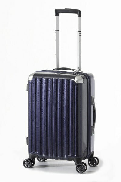 Asia Luggage Suitcase Hard Carry 31L Carbon Navy ALI-6008-18 [With TSA lock]