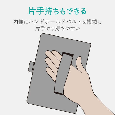 エレコム 10.2インチ iPad（第9/8/7世代）用 ソフトレザーケース 360度回転 ブラック TB-A19R360BK