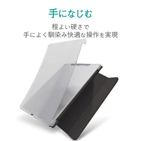 Elecom 10.2英寸iPad（9/8/7th Aentar）与智能案例兼容的软外壳，清除TB-A19RUCCR