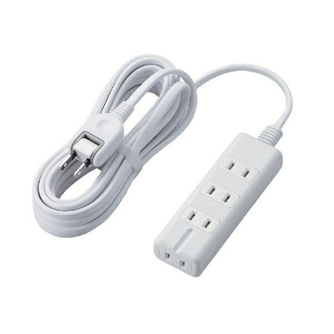 ELECOM Tap White T-KM01-2450WH [5.0m/4 ports/no switch]
