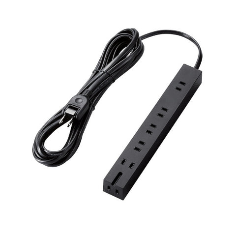エレコム タップ ブラック T-KM01-2650BK [5.0m /6個口 /スイッチ無]