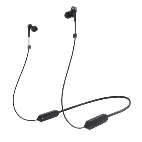 audio-technica ブルートゥースイヤホン カナル型 ブラック ATH-CKS330XBT BK [ワイヤレス(左右コード) /Bluetooth対応]