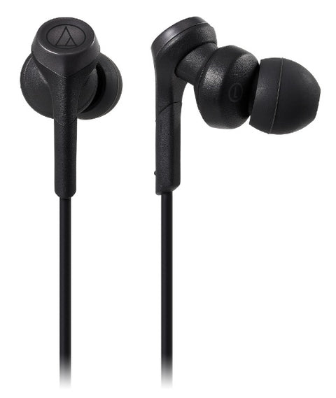 audio-technica ブルートゥースイヤホン カナル型 ブラック ATH-CKS330XBT BK [ワイヤレス(左右コード) /Bluetooth対応]