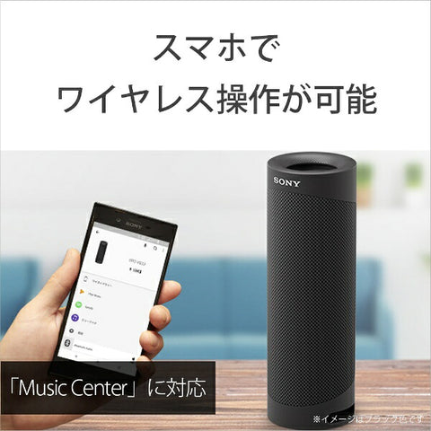 索尼蓝牙音箱黑色 SRS-XB23 BC [蓝牙兼容]