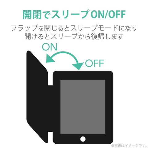 エレコム 10.2インチ iPad（第9/8/7世代）用 フラップケース Pencil収納/スリープ対応 ネイビー TB-A19RSANV