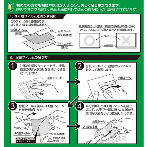 Hakuba LCD保護膜（僅適用於佳能EOS R5）BKDGF-CAER5