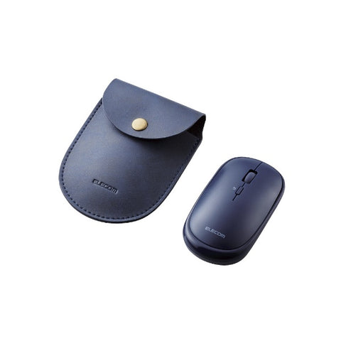 ELECOM 滑鼠（相容於 Android/iPadOS/iOS/Mac/Windows11）藍色 M-TM10BBBU [BlueLED/無線/4 個按鈕/藍牙]