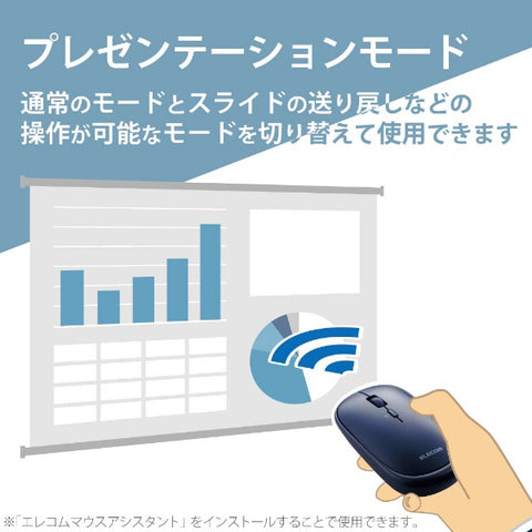 ELECOM 鼠标（兼容 Android/iPadOS/iOS/Mac/Windows11）蓝色 M-TM10BBBU [BlueLED/无线/4 个按钮/蓝牙]