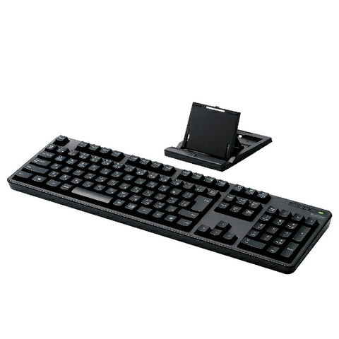ELECOM Keyboard (Compatible with Android/iPadOS/iOS/Mac/Windows11) Black TK-FBM112BK [Wireless/Bluetooth] [rb_ keyboard_cpn]