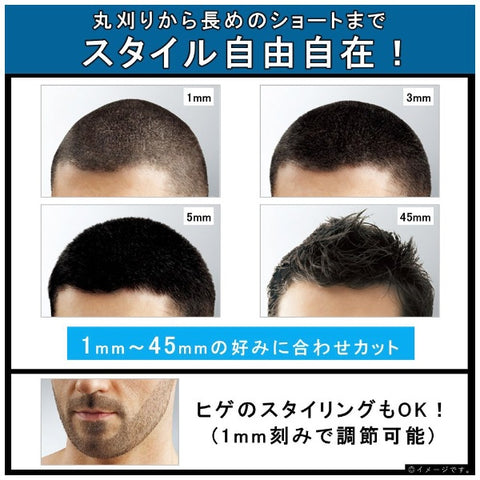 Panasonic ER-GC74-S hair cutter silver tone [AC rechargeable]