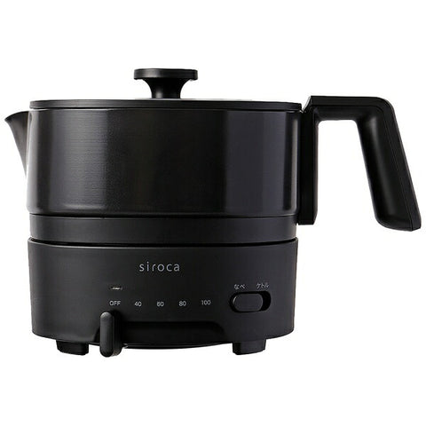 Shiroka Oryori Kettle Choinabe Black SK-M251(K) [1.0L]