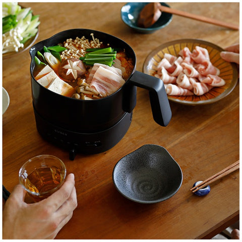 Shiroka Oryori Kettle Choinabe Black SK-M251(K) [1.0L]