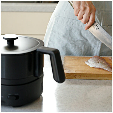 Shiroka Oryori Kettle Choinabe Black SK-M251(K) [1.0L]