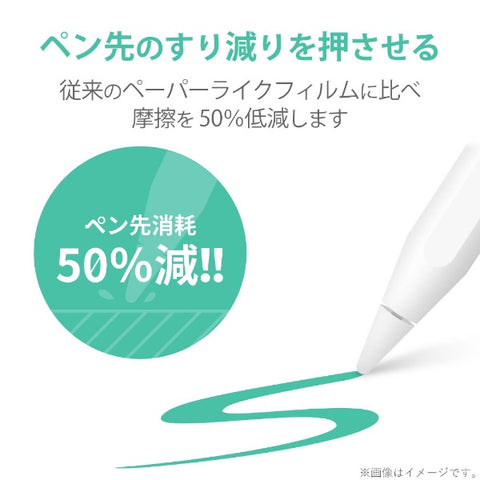 エレコム エレコム iPad Air 10.9インチ ( 第5/4世代/2020年モデル )/フィルム/紙のような書き心地 ペーパー 紙 ライク ペーパーテクスチャフィルム/ケント紙タイプ/反射防止 TB-A20MFLAPLL TB-A20MFLAPLL