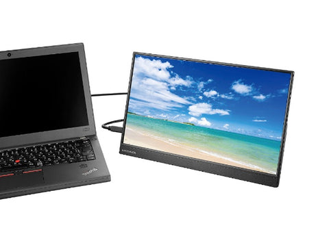 IO数据USB-C连接电脑显示器黑色LCD-CF161XDB-M[15.6型/全高清(1920 x 1080)/宽屏]