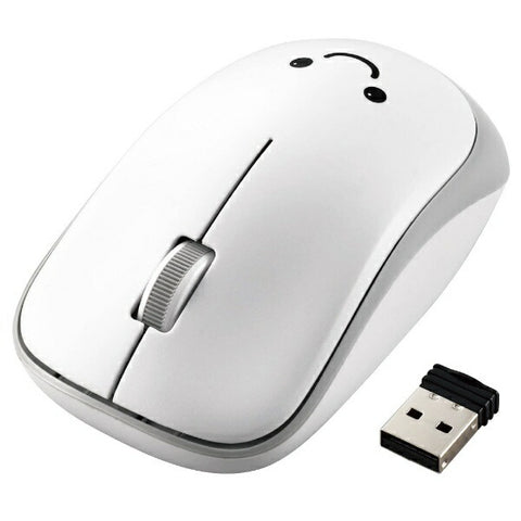elecom鼠標抗菌（與Mac / Windows11兼容）白色M-IR07DRKWH [ir LED / Wireless（無線） / 3按鈕 / USB]