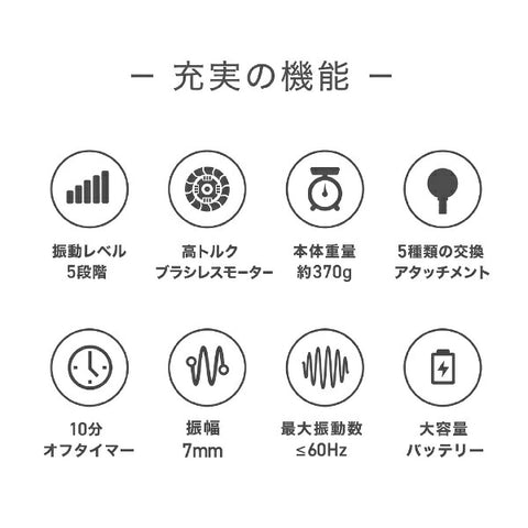 MYTREX 全身護理 MYTREX REBIVE MINI 黑色 MT/BY-RBM20B [按摩槍小號]