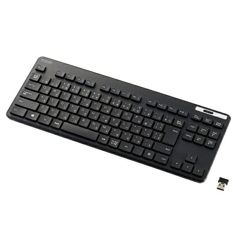 電子鍵盤抗菌（Windows 11兼容）黑色TK-FDM109TKBK [無線 / USB]