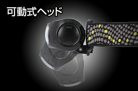 GENTOS 紧凑型头灯 黑色 CP-195DB [LED / AA 电池 x 1]