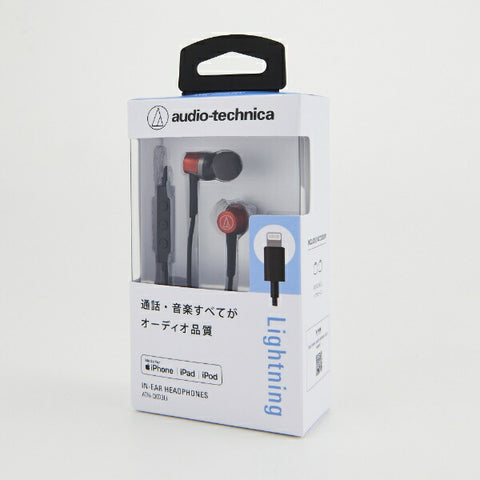audio-technica Earphone Canal Type Red ATH-CKD3Li RD [Lightning Terminal]