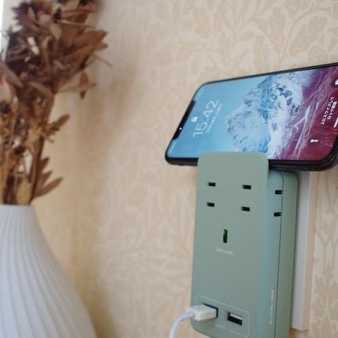 Fargo Power Tap SATI COLOR Light Green CT221LG [2 ports]