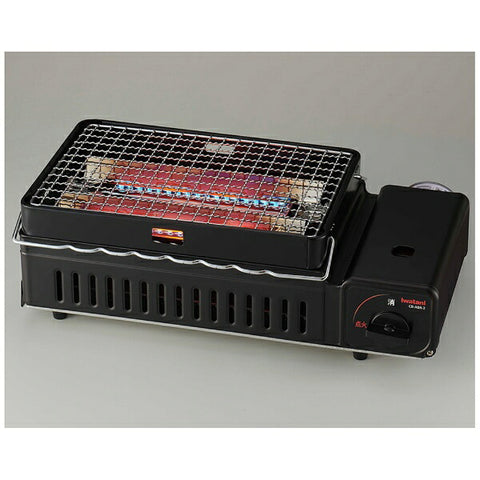 Iwatani Cassette Gas Robata Griller Grilled Ya 2 Matt Black CB-ABR-2
