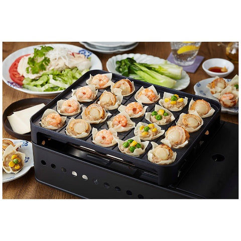 Iwatani Cassette Gas Takoyaki Maker Flame Tako 2 Matte Black CB-ETK-2