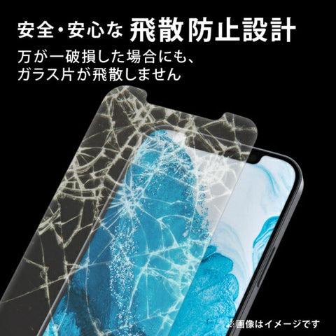 ELECOM Compatible with iPhone 13/13 Pro 6.1inch 2-lens/3-lens/Glass Film/Gori PM-A21BFLGOBL