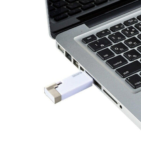 エレコム USBメモリ MFi認証(Android/iOS/Mac/Windows11対応) ホワイト MF-LGU3B032GWH [32GB /USB TypeA＋USB TypeC＋Lightning /USB3.2 /キャップ式]