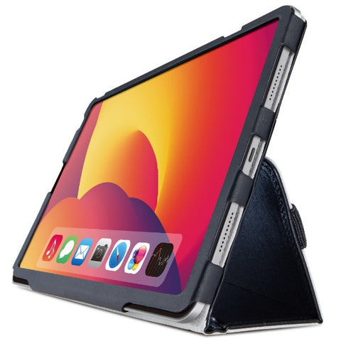 エレコム iPad mini（第6世代）用 フラップ ソフトレザーケース 手帳型/2アングル/軽量 ブラック TB-A21SPLFBK