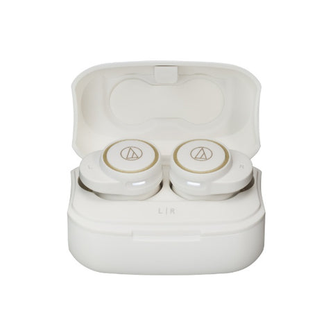 audio-technica 完全无线耳机 白色 ATH-CK1TW WH [无线（左右分离）/蓝牙兼容]