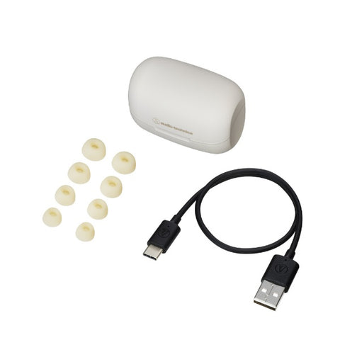 audio-technica 完全ワイヤレスイヤホン ホワイト ATH-CK1TW WH [ワイヤレス(左右分離) /Bluetooth対応]