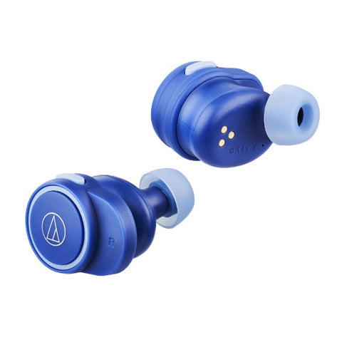 audio-technica 完全ワイヤレスイヤホン ブルー ATH-CK1TW BL [ワイヤレス(左右分離) /Bluetooth対応]