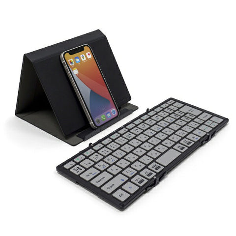 MOBO Mobo 折疊鍵盤 (iOS/iPadOS/mac/Win) 黑色/灰色 AM-K2TF83J/BKG [有線/無線/藍牙/USB]