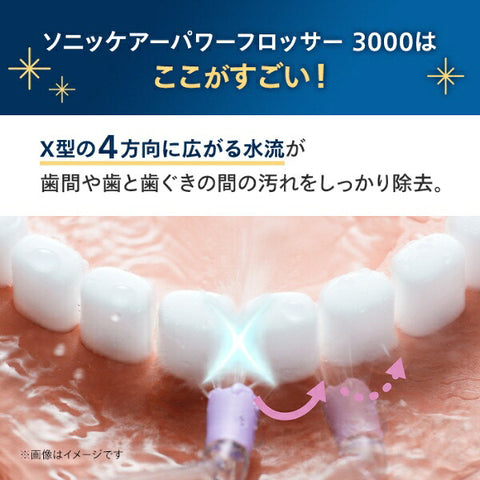 飛利浦口腔沖洗器 Sonicare 電動牙線器 3000 白色 HX3711/22 [固定式/國內外使用]