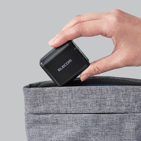 エレコム AC - USB充電器 ノートPC・タブレット対応 30W [1ポート：USB-C /USB Power Delivery対応] ブラック ACDC-PD2130BK