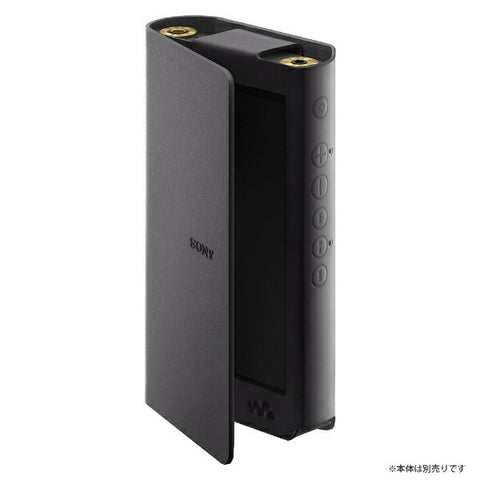 ソニー NW-WM1ZM2/NW-WM1AM2 専用レザーケース ブラック CKL-NWWM1M2