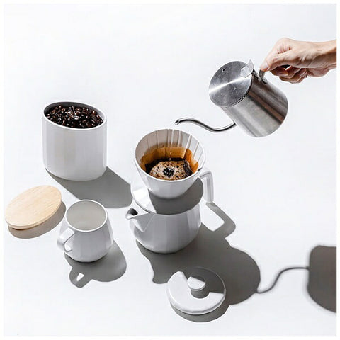 京陶窯業 KAKU-KAKU（KYOTOH）COFFEE DRIPPER 2CUPS カプチーノベージュ KTK-003